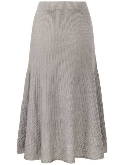 Metallised viscose midi skirt - ELISABETTA FRANCHI - BALAAN 2