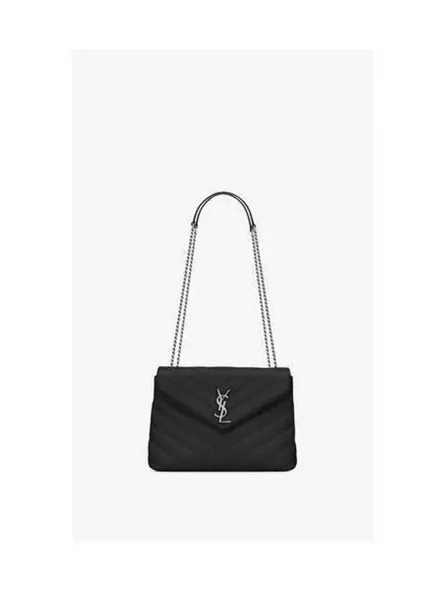 Matelasse Lulu Quilted Small Shoulder Bag Black - SAINT LAURENT - BALAAN 2