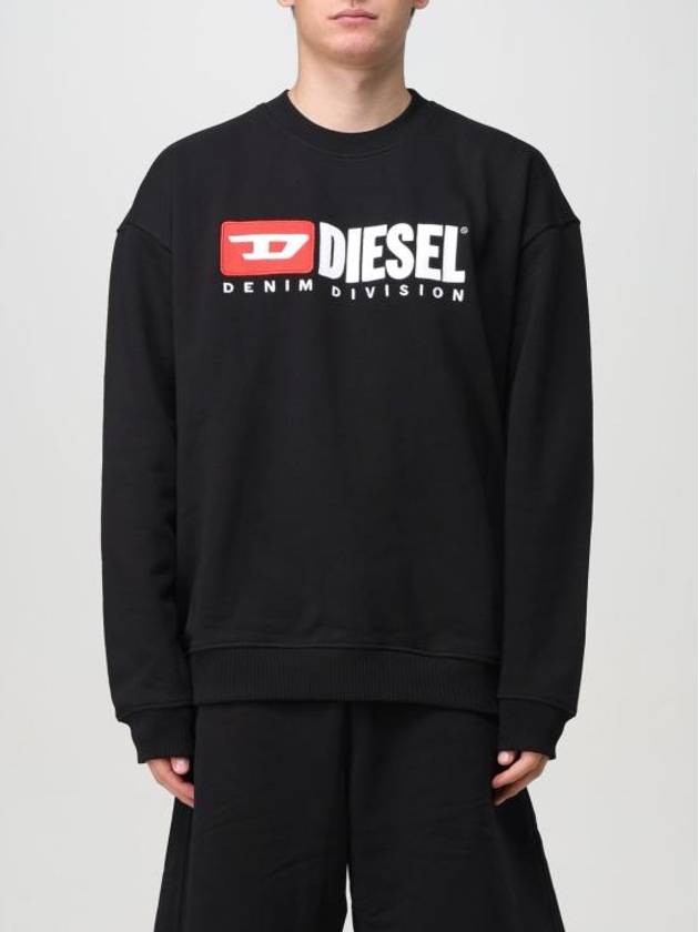 S Box Div Sweatshirt Black - DIESEL - BALAAN 2