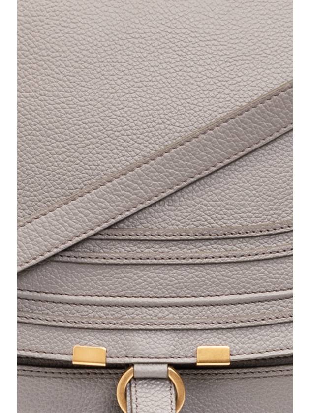 Marcie Grained Leather Tote Bag Grey - CHLOE - BALAAN 7