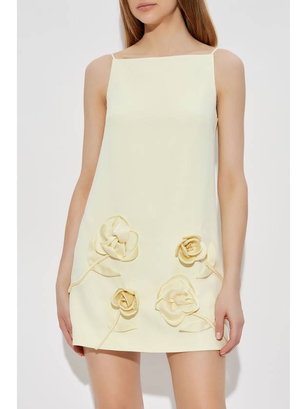 Self Portrait Dress With Appliqués, Women's, Yellow - SELF PORTRAIT - BALAAN 3