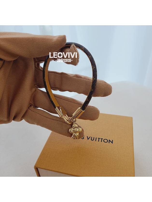 Vivienne Charm Bracelet Gold Brown - LOUIS VUITTON - BALAAN 8