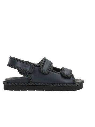 Jack Flat Sandals Ardoise - BOTTEGA VENETA - BALAAN 2