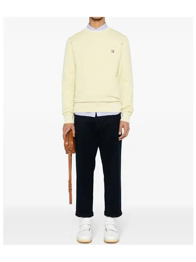 Fox Head Patch Regular Sweatshirt Yellow - MAISON KITSUNE - BALAAN 7