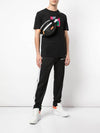 Floppy Disk Print Cotton Short Sleeve T-Shirt Black - MARCELO BURLON - BALAAN 8