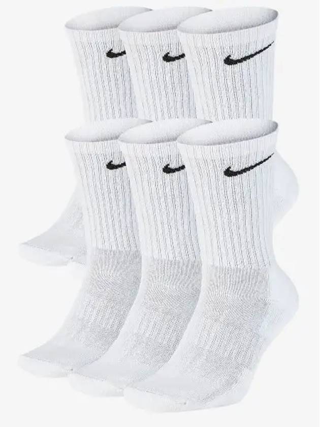 Everyday Cushioned Socks 3 Pack White - NIKE - BALAAN 2