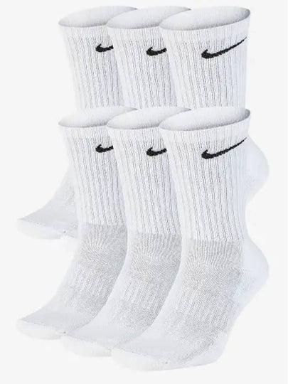 Everyday Cushioned Socks 3 Pack White - NIKE - BALAAN 2