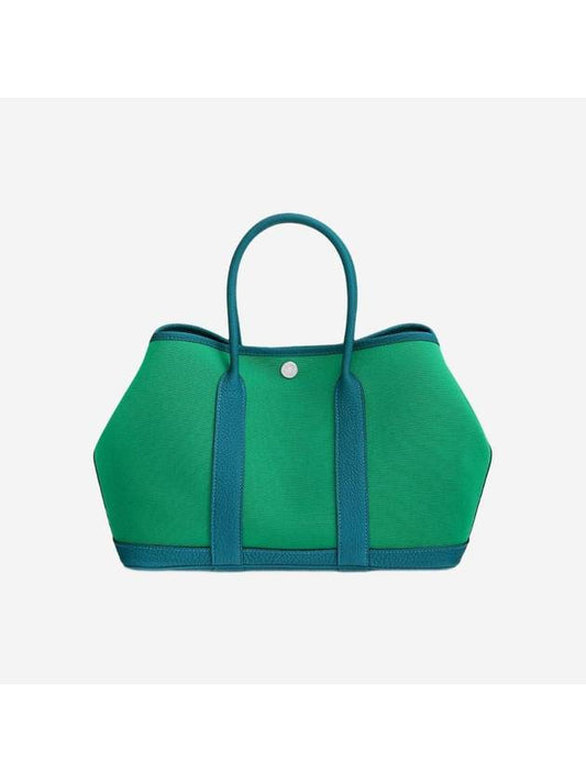 Garden Party 30 Tote Bag Green - HERMES - BALAAN 1