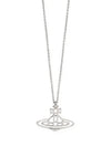 Thin Lines Flat ORB Necklace Silver - VIVIENNE WESTWOOD - BALAAN 2