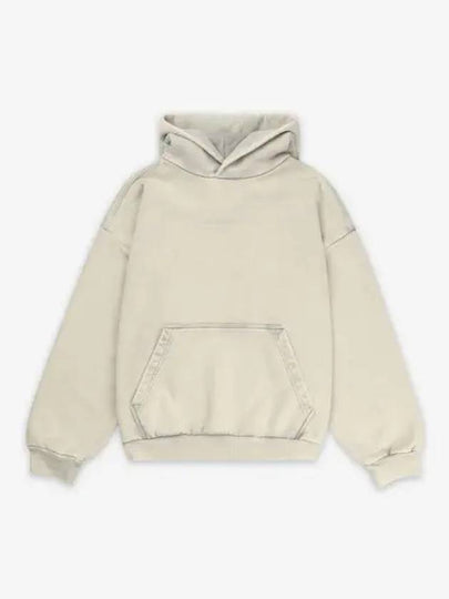 Embroidered Logo Hoodie Cement Grey - BALENCIAGA - BALAAN 2