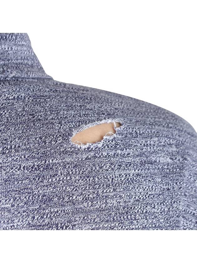 Rabbit Polo Shirt Grey Melange - MAISON MARGIELA - BALAAN 10