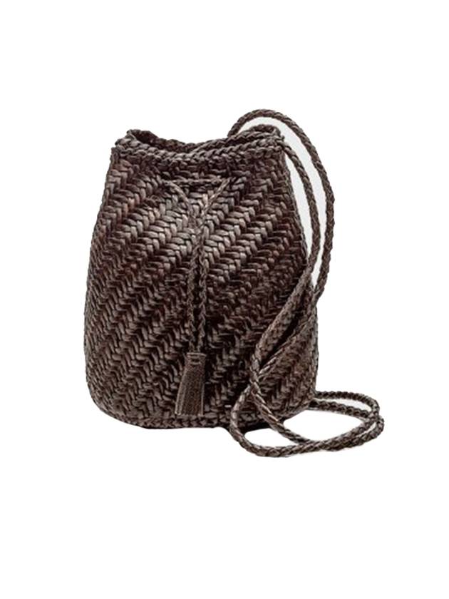 Pom Pom Double Jump Bucket Bag Dark Brown - DRAGON DIFFUSION - BALAAN 1