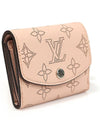 M67499 Magnolia Pink Mahina Leather Iris XS Wallet Half - LOUIS VUITTON - BALAAN 3