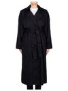 Deva Nylon Trench Coat Black - MONCLER - BALAAN.