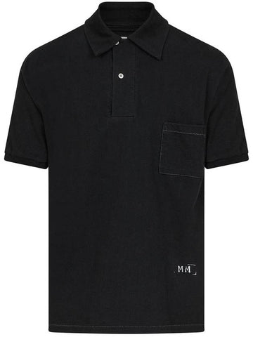 Maison Margiela Logo-Print Polo Shirt - MAISON MARGIELA - BALAAN 1