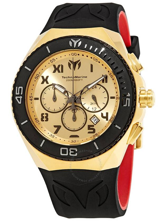 Technomarine Ocean Manta Chronograph Gold Dial Men's Watch 215067 - TECHNOMARINE - BALAAN 1