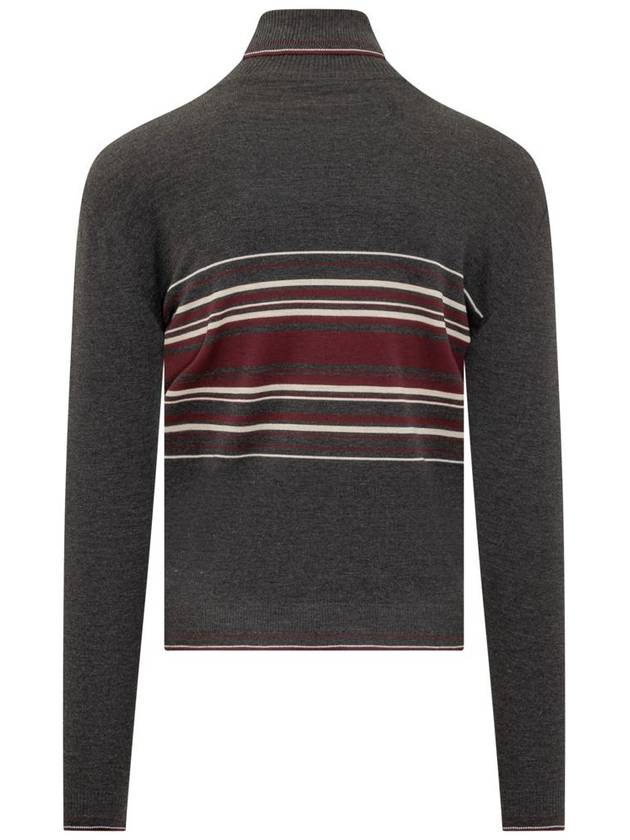 23 fw Striped Wool Turtleneck Sweater Dolce GABBANA GXQ81T JCVG3 S9000 B0230474720 - DOLCE&GABBANA - BALAAN 3