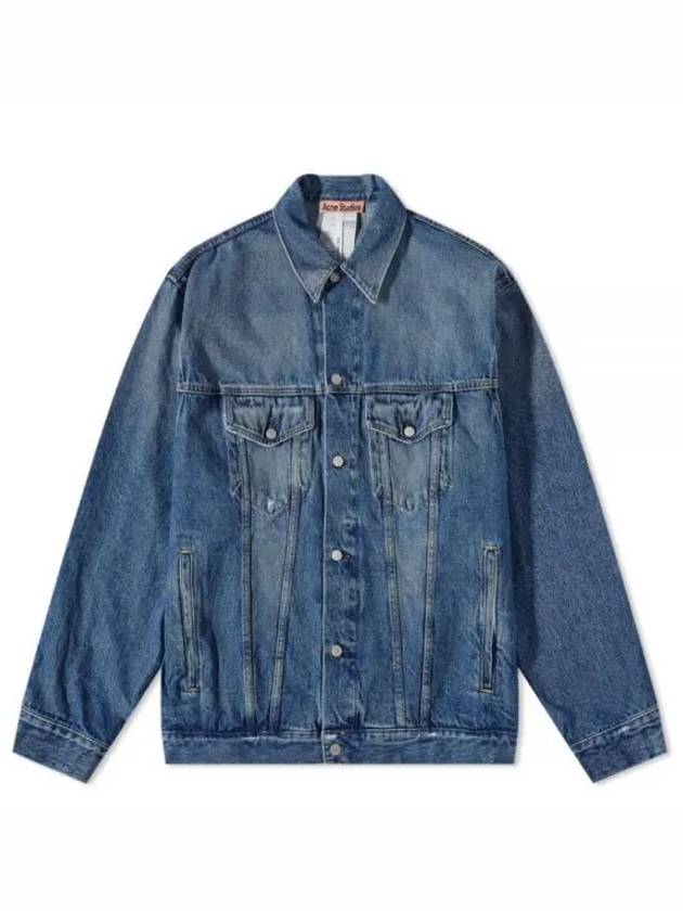 Rob Relaxed Denim Jacket Vintage Blue - ACNE STUDIOS - BALAAN 2