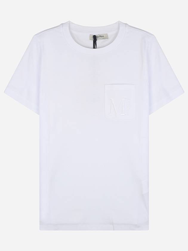 2429976011600 001 Madera cotton short sleeve t shirt white - MAX MARA - BALAAN 1