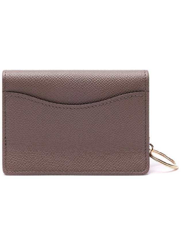 Gancini Calfskin Card Wallet Cumin - SALVATORE FERRAGAMO - BALAAN 5