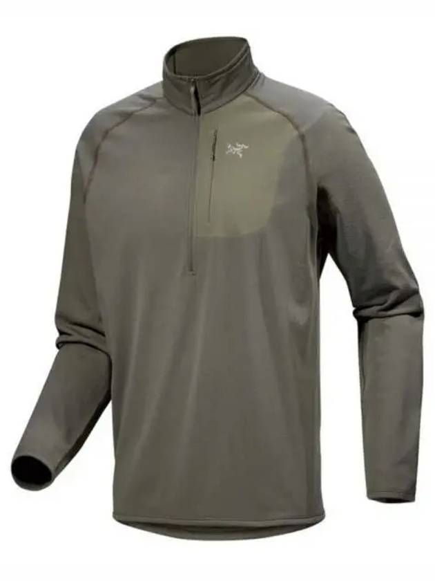 Delta Half-Zip Neck Long Sleeve T-Shirt Forage - ARC'TERYX - BALAAN 2