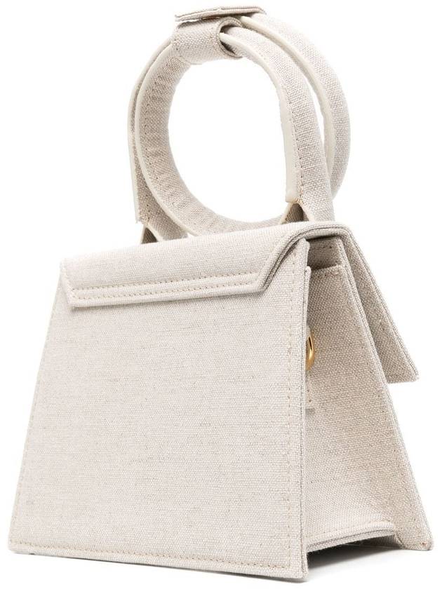 Le Chiquito Noeud Coiled Tote Bag Light Greige - JACQUEMUS - BALAAN 5