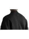 Arch logo flocked applique mockneck sweatshirt - FEAR OF GOD ESSENTIALS - BALAAN 3