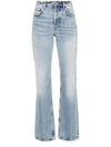 Low Rise Denim Straight Jeans Blue - SAINT LAURENT - BALAAN 7