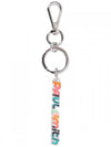 Logo Key Holder Orange Blue - PAUL SMITH - BALAAN.