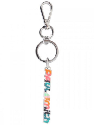 Logo Key Holder Orange Blue - PAUL SMITH - BALAAN.