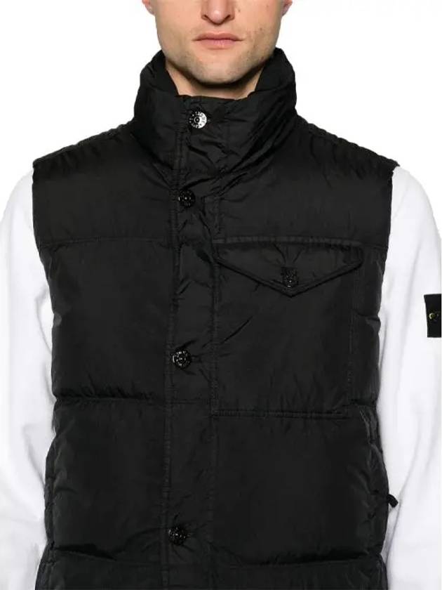 Crinkle Reps R-NY Down Vest Black - STONE ISLAND - BALAAN 3