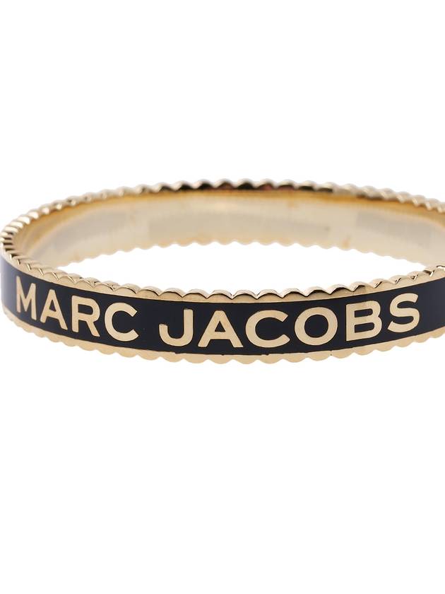 The Medallion Large Bangle Bracelet Black - MARC JACOBS - BALAAN 6