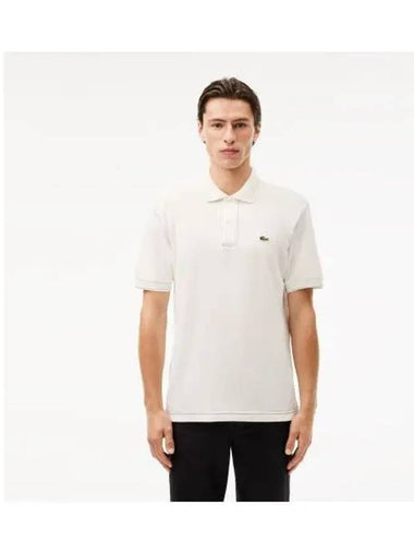 Men s L1212 Stitched Short Sleeve Polo OFFWHITE Off White - LACOSTE - BALAAN 1