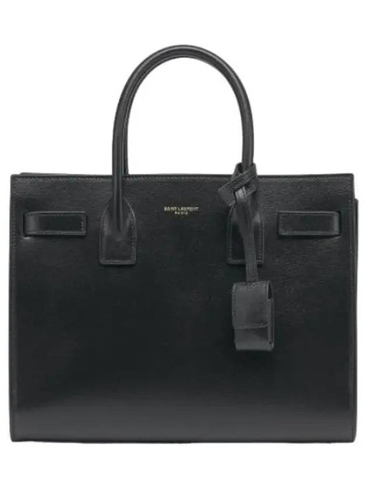 Baby Sac de Jour Tote Bag Black Handbag - SAINT LAURENT - BALAAN 1