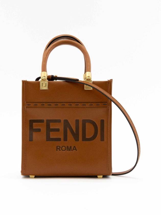 Soft Leather Mini Bag Brown - FENDI - BALAAN 2