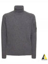 Lens Detail Lambswool Turtleneck Grey - CP COMPANY - BALAAN 2