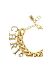 Lettering Logo Charms Bracelet Gold - DIOR - BALAAN 3