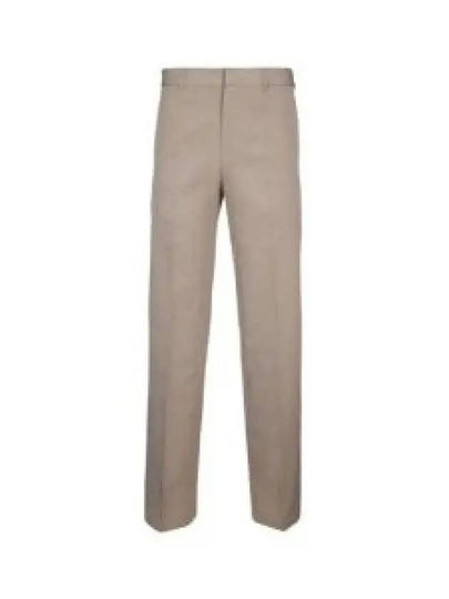 Parley Ocean Plastic Cotton Blend Twill Straight Pants Beige - DIOR - BALAAN 2