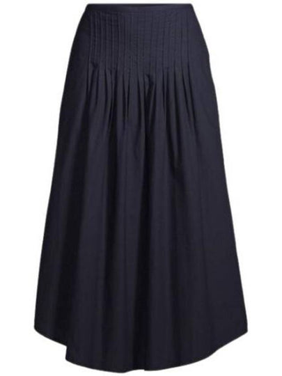 Olympia Midi Pleated Skirt Navy - A.P.C. - BALAAN 2