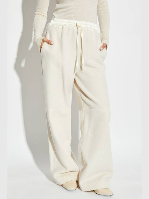 JIL SANDER+ Wool Trousers, Women's, Cream - JIL SANDER - BALAAN 3