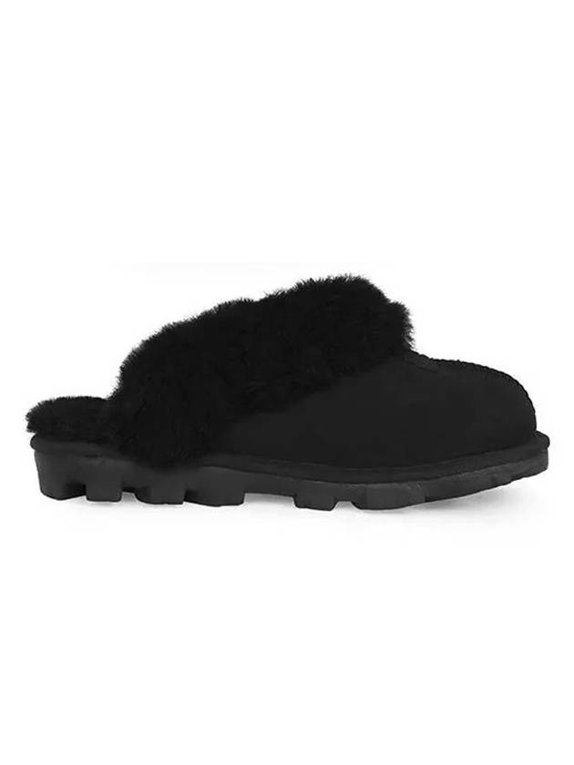 coquette coquette fur slippers black - UGG - BALAAN.