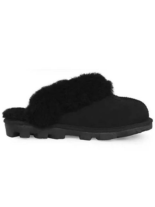 coquette coquette fur slippers black - UGG - BALAAN.
