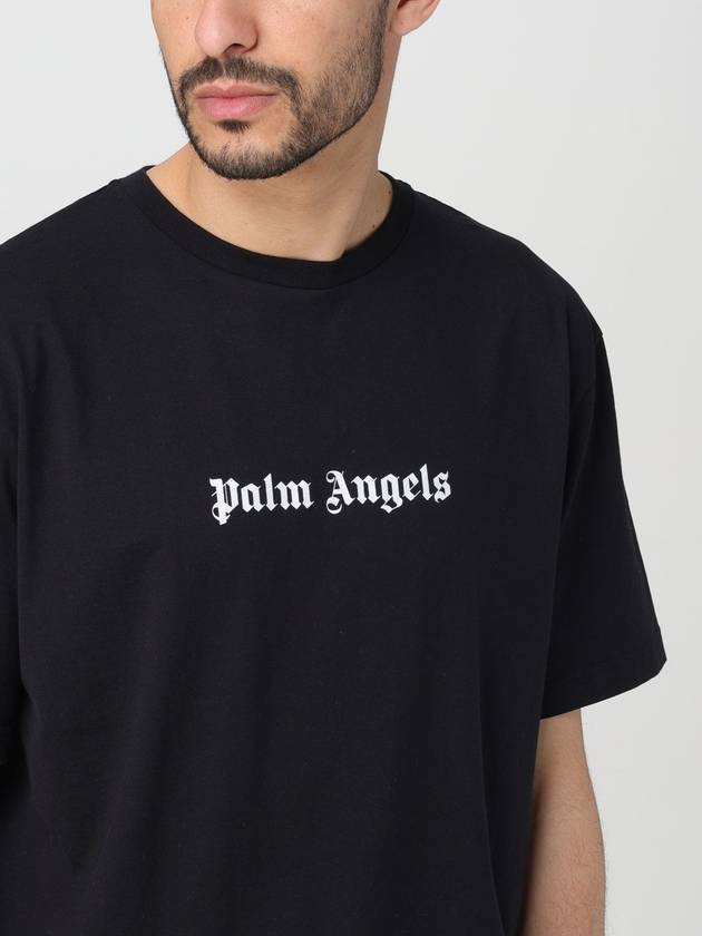 logo print t-shirt - PALM ANGELS - BALAAN 5