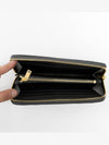 Compact Zipper Long Wallet Grey - SAINT LAURENT - BALAAN 8