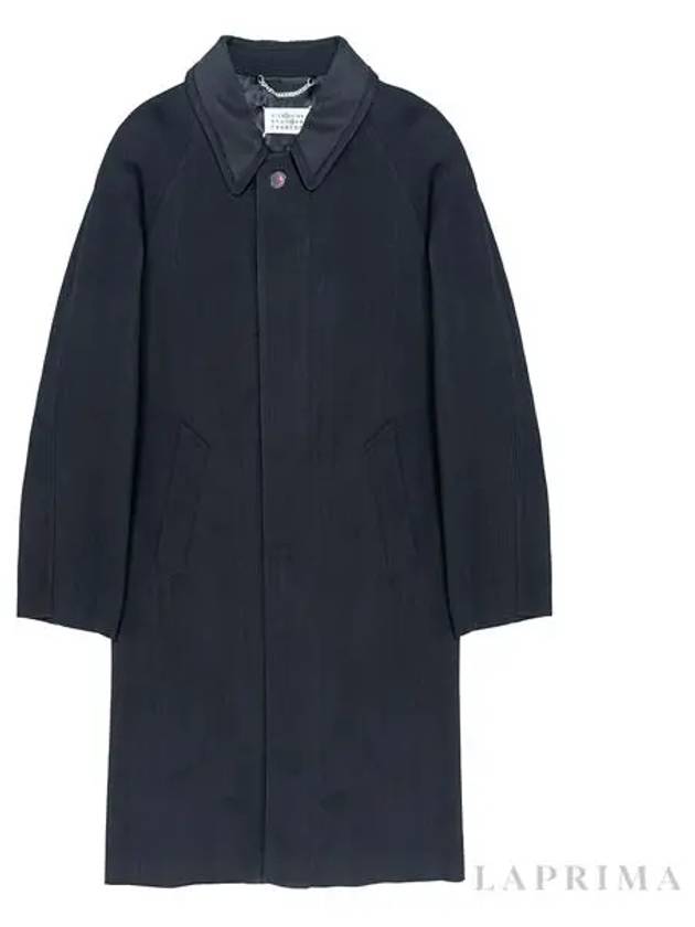 Wool Viscose Single Coat Black - MAISON MARGIELA - BALAAN 5