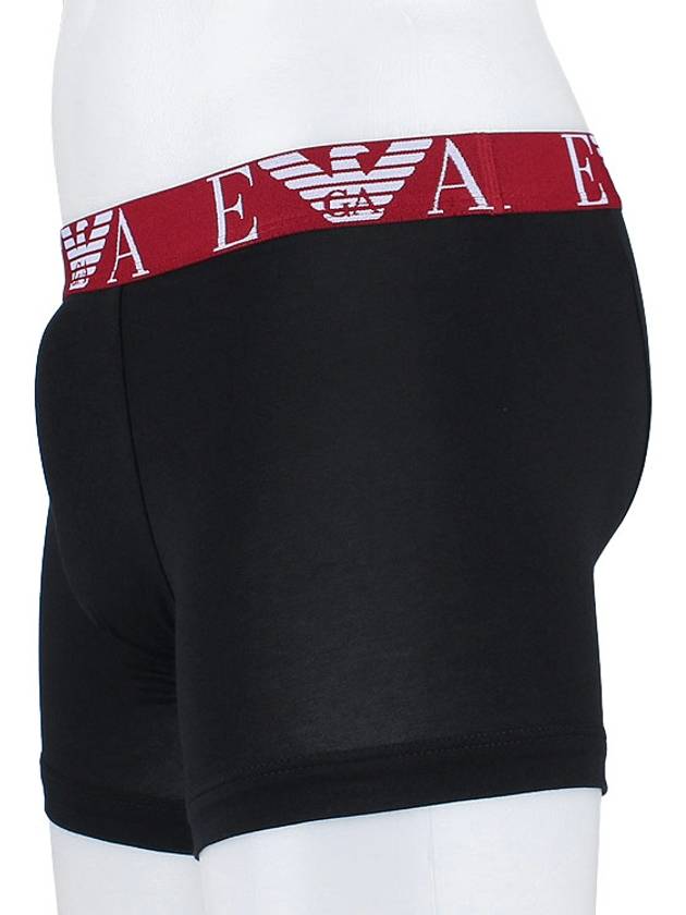 Logo Band Briefs 3 Pack Black - EMPORIO ARMANI - BALAAN 4