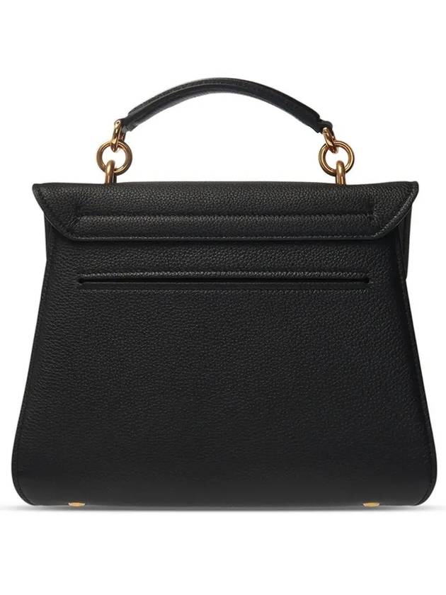 Gancini Small Tote Bag Black - SALVATORE FERRAGAMO - BALAAN 4