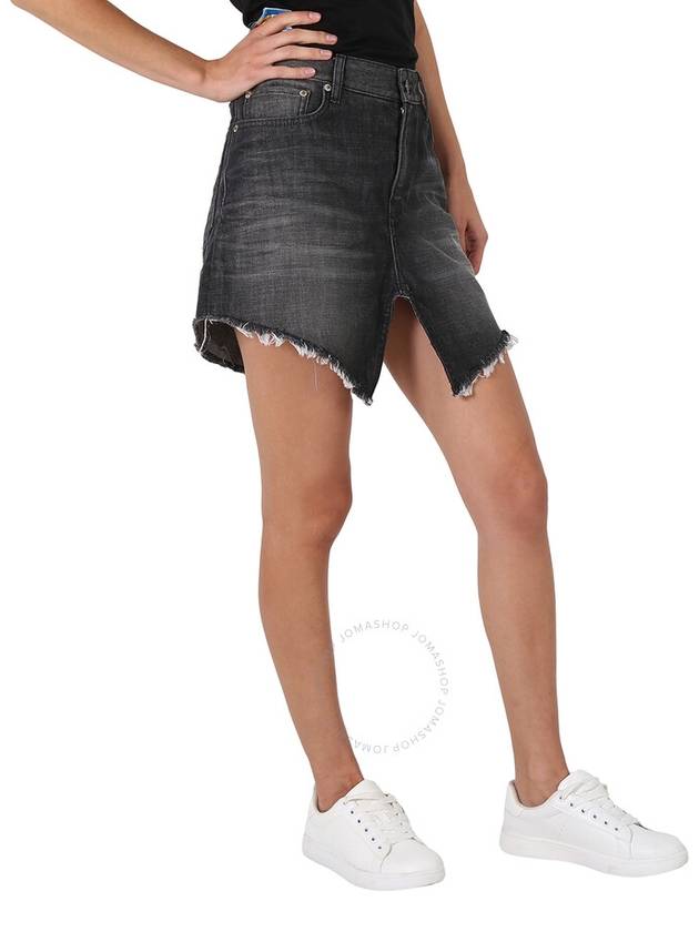 Women's Cut-Up Denim Skirt Gray - BALENCIAGA - BALAAN 3