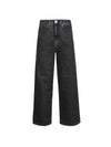 Flare Fit Denim Gray W Ash 222230743 30 300 Flare Fit Denim Pants - TOTEME - BALAAN.