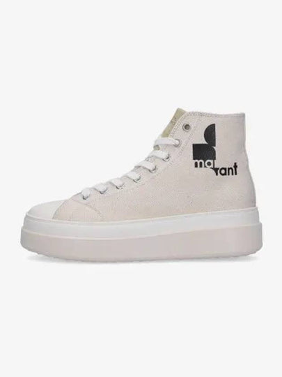 Austen High Top Sneaker Beige - ISABEL MARANT - BALAAN 2